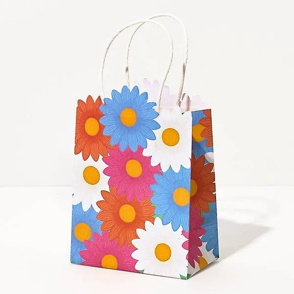 Retro Daisy Treat Bags-8pk. JN23 S9135