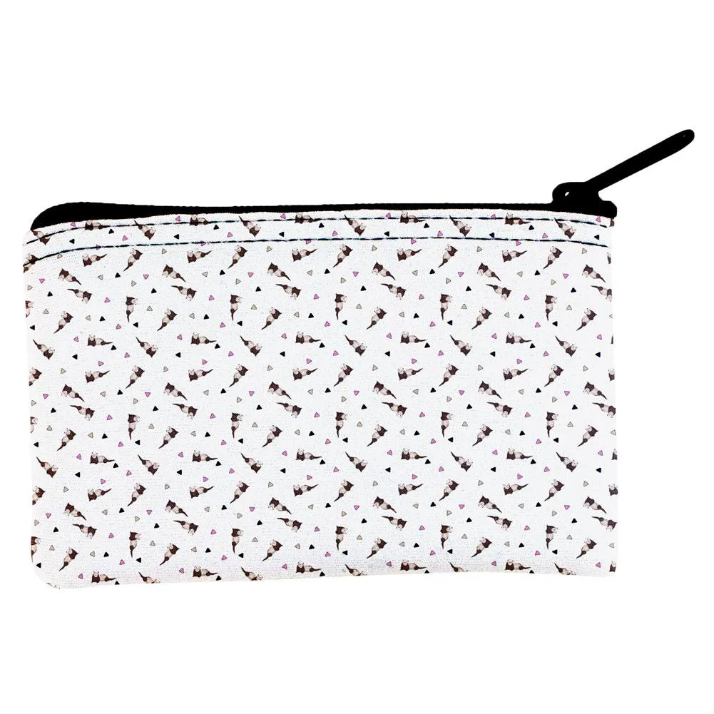 Retro Ferret Pattern Coin Purse