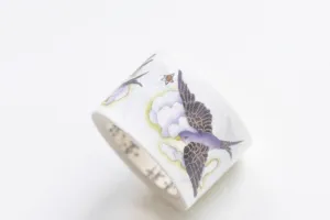 Retro Wide Washi Tape Bird Flower Masking Tape 25mm Wide x 3M Long A12171