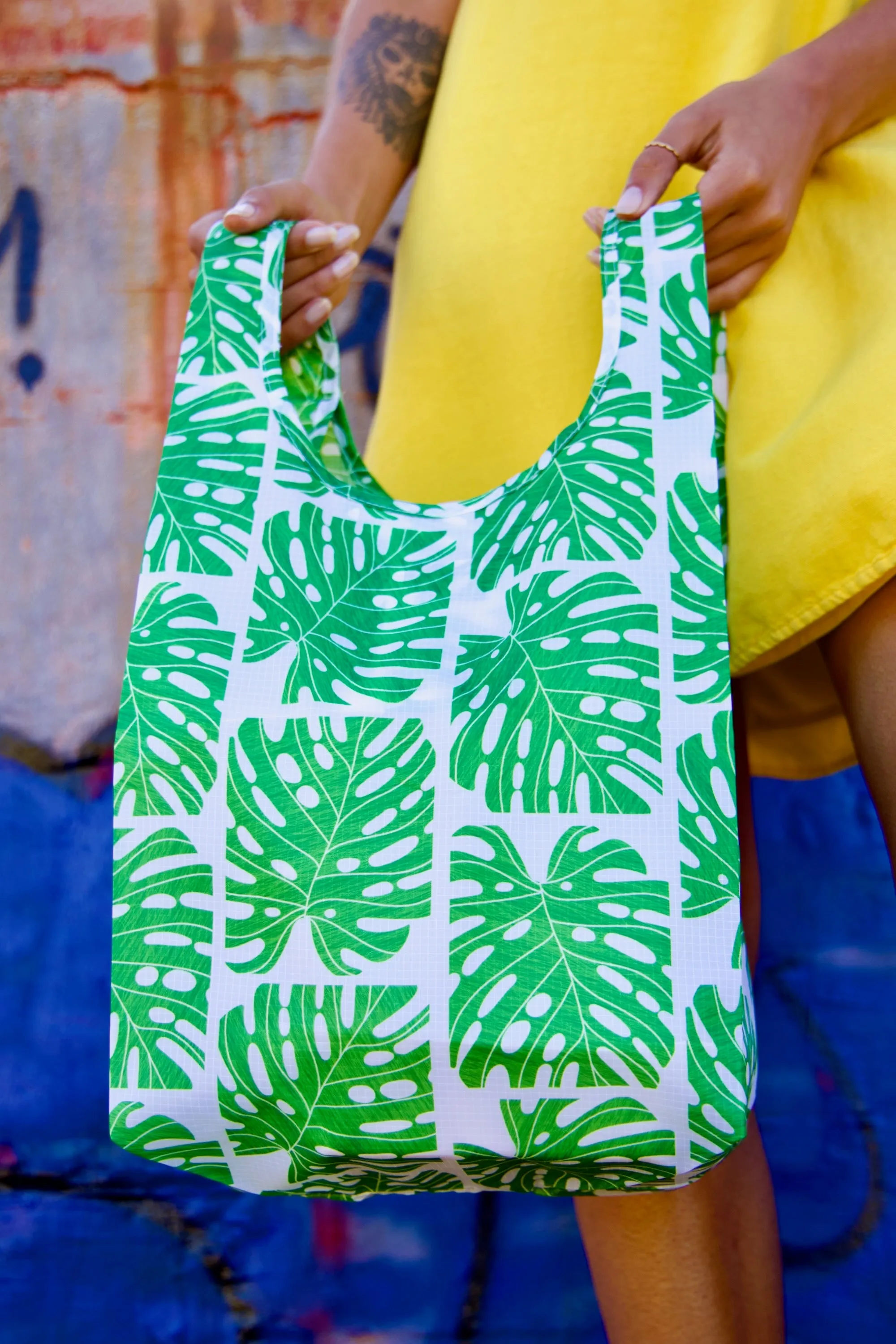 rPET Foodie Take Out Bag - Monstera