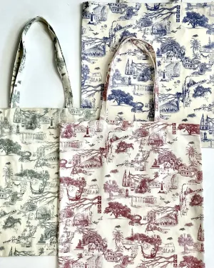 Savannah Toile Simple Tote
