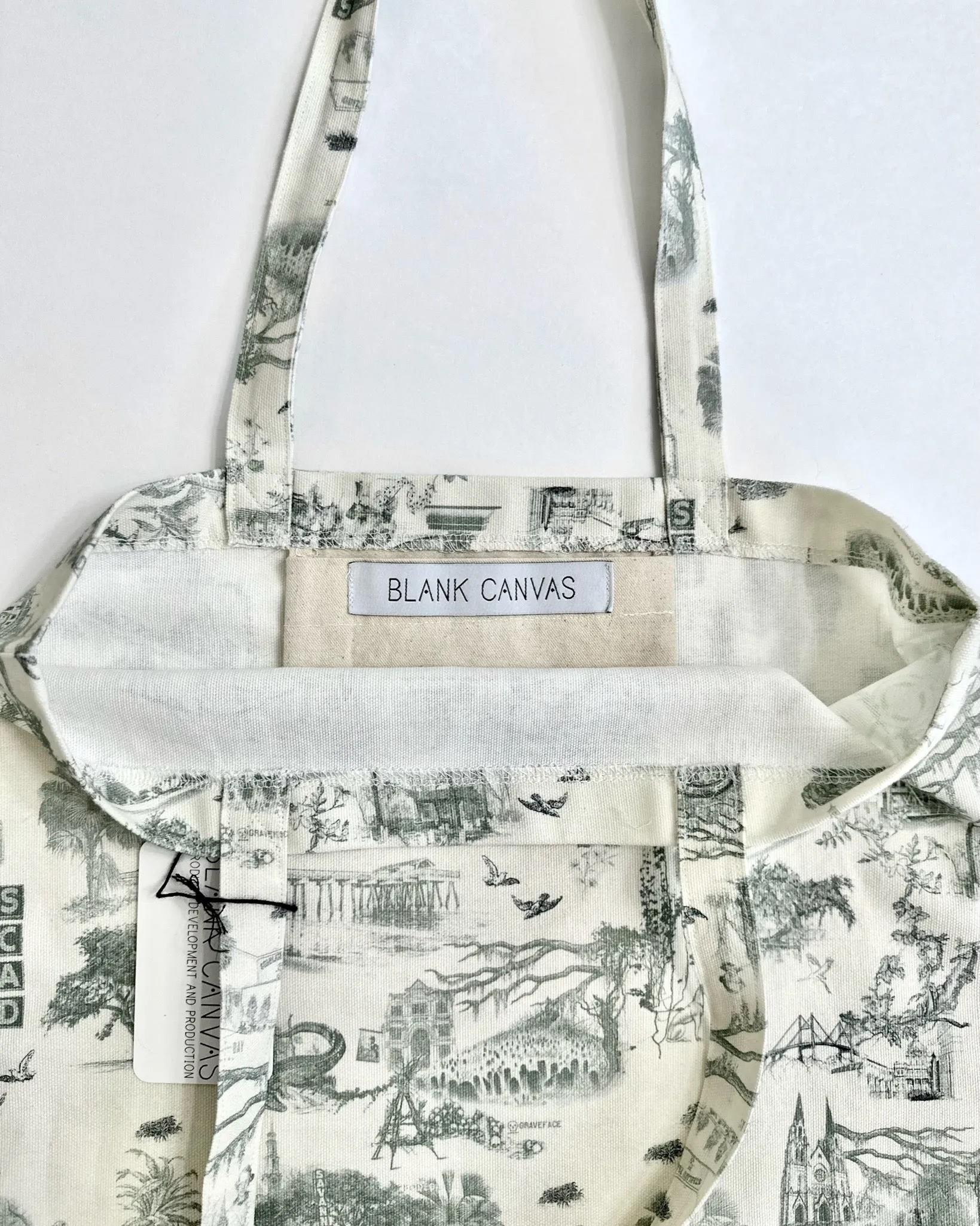 Savannah Toile Simple Tote