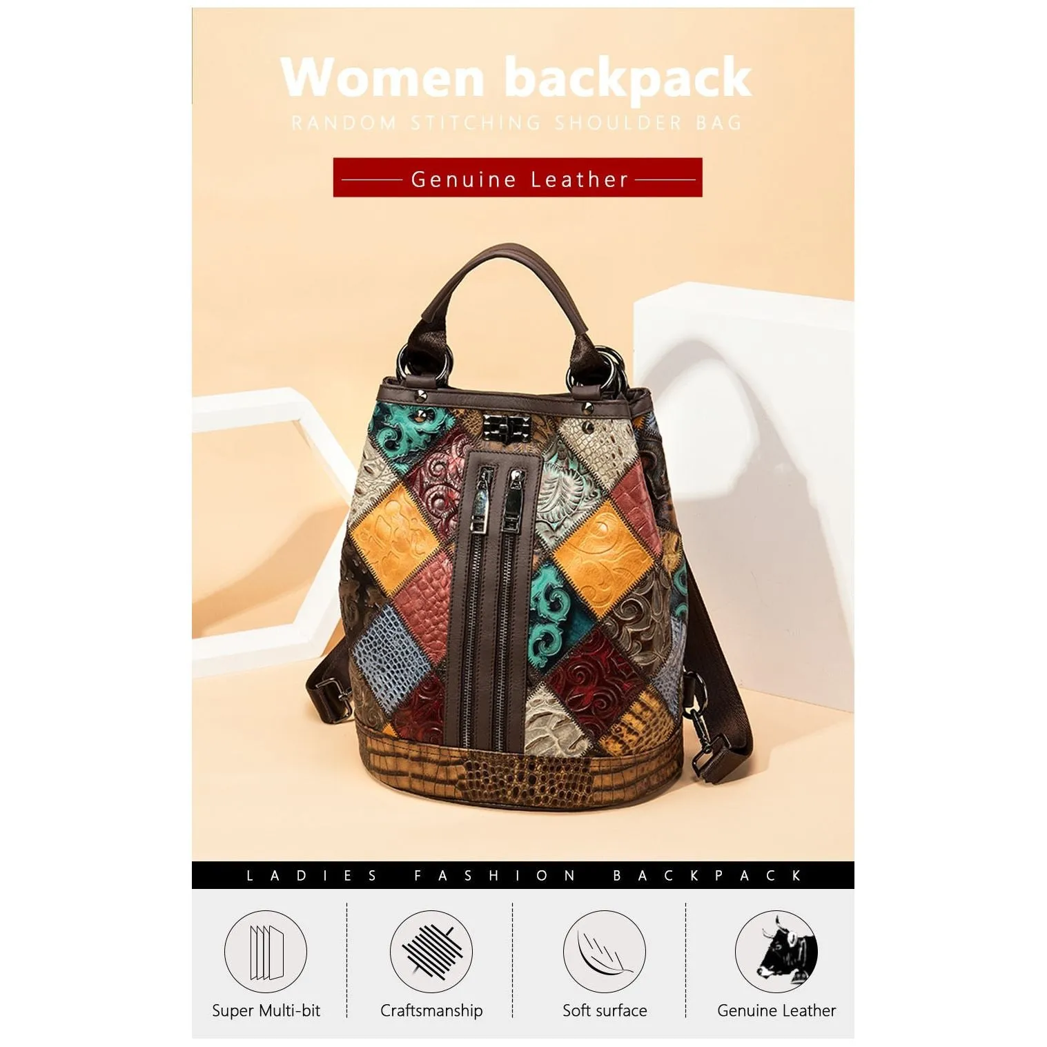 Serpatura Chic Casual Backpack