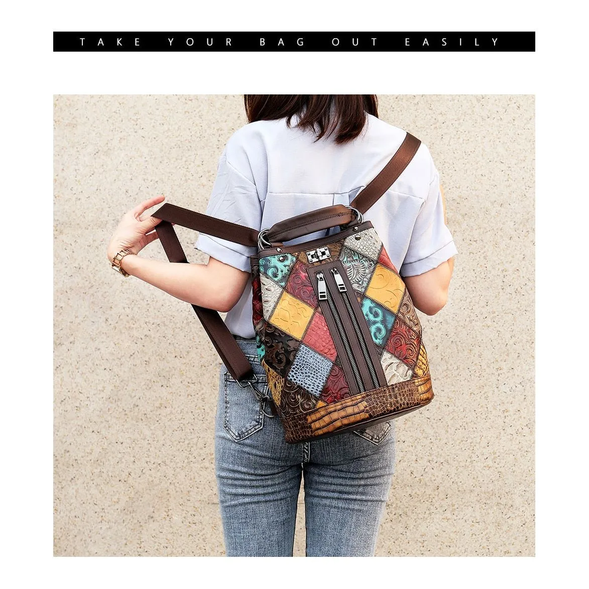 Serpatura Chic Casual Backpack