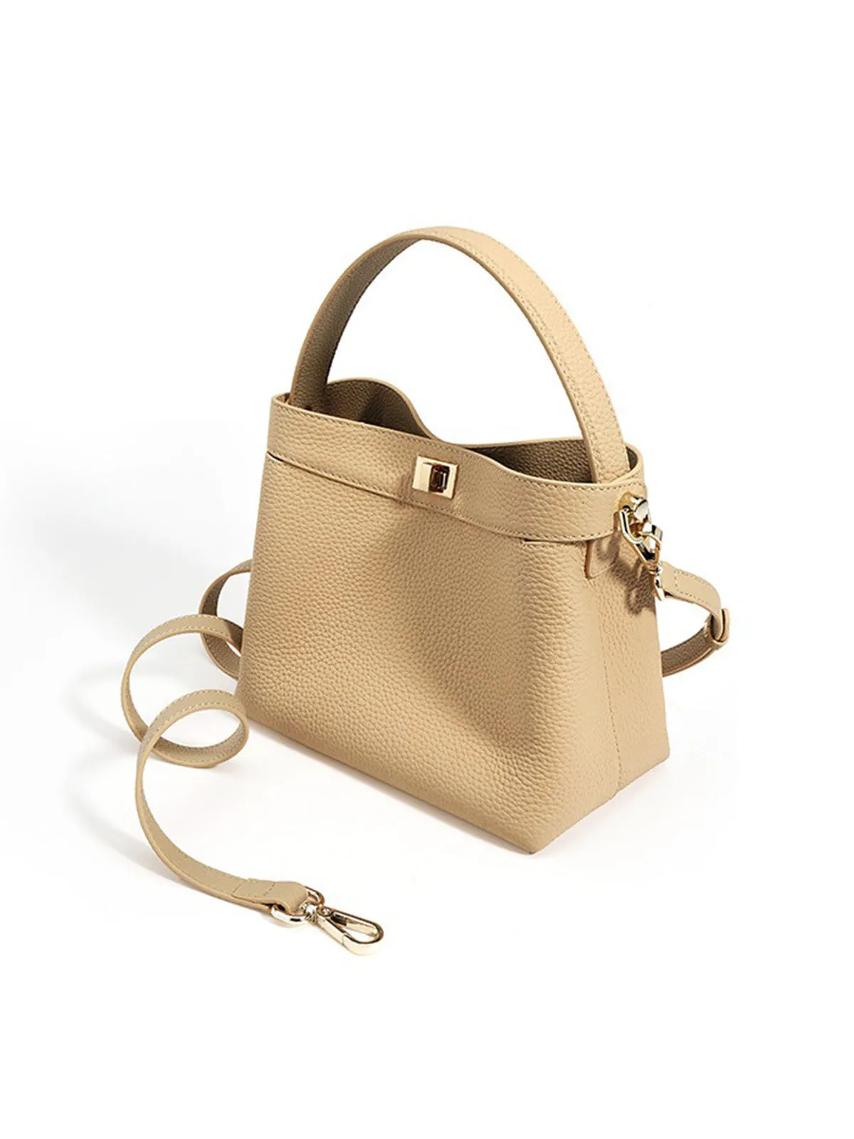 Simple Commuting Bucket Crossbody Bag