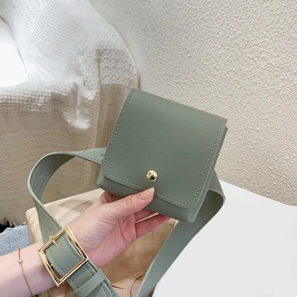 Small and Simple Minimalist Square Crossbody Bag