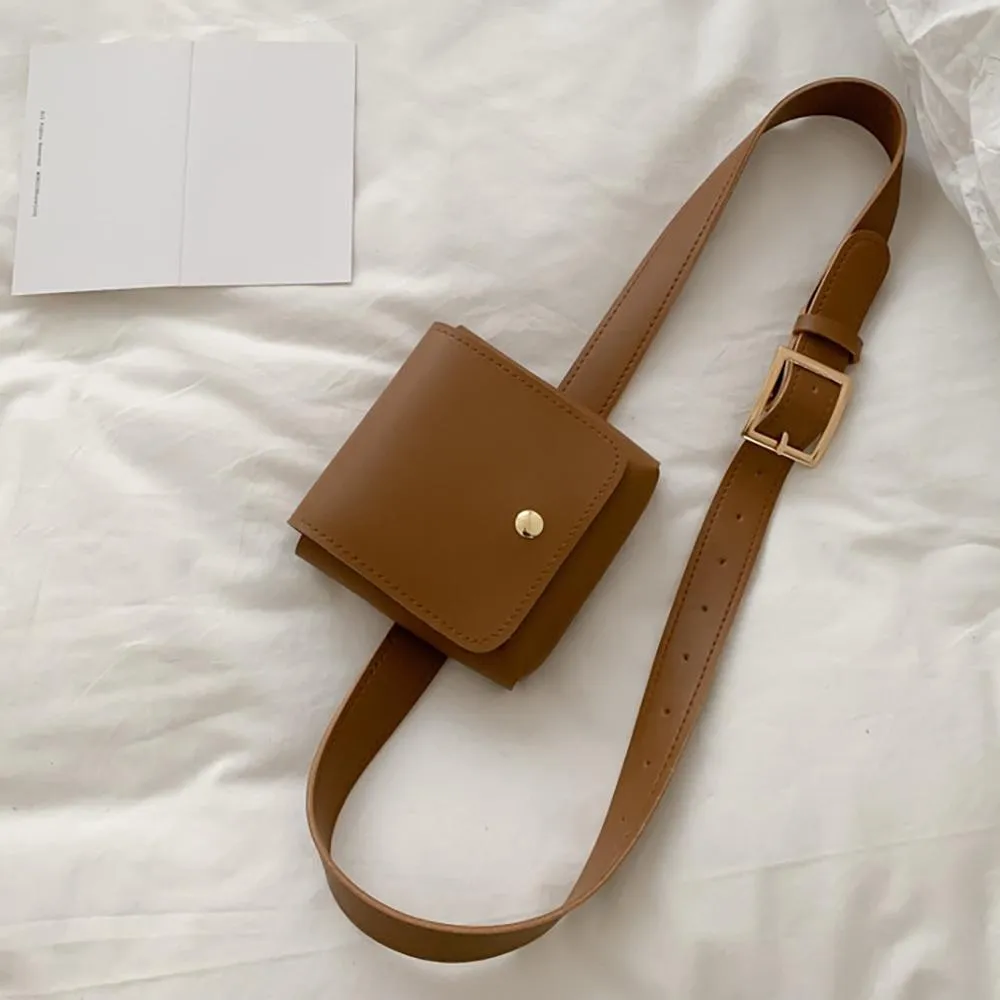 Small and Simple Minimalist Square Crossbody Bag