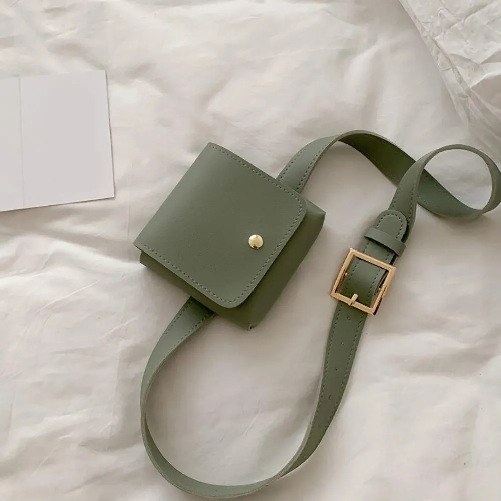 Small and Simple Minimalist Square Crossbody Bag