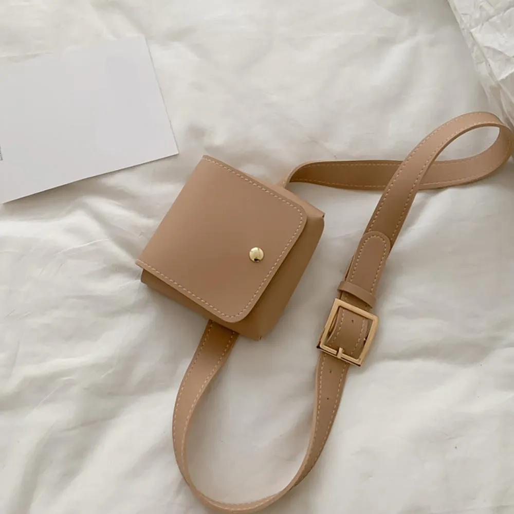 Small and Simple Minimalist Square Crossbody Bag
