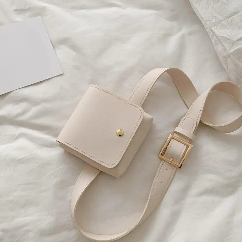 Small and Simple Minimalist Square Crossbody Bag