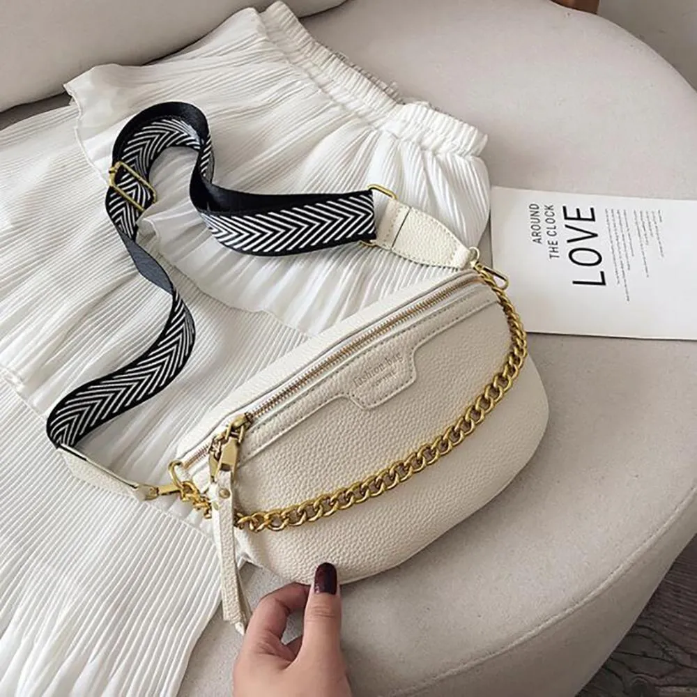 Street Style Chain Fanny Pack Waist Bag