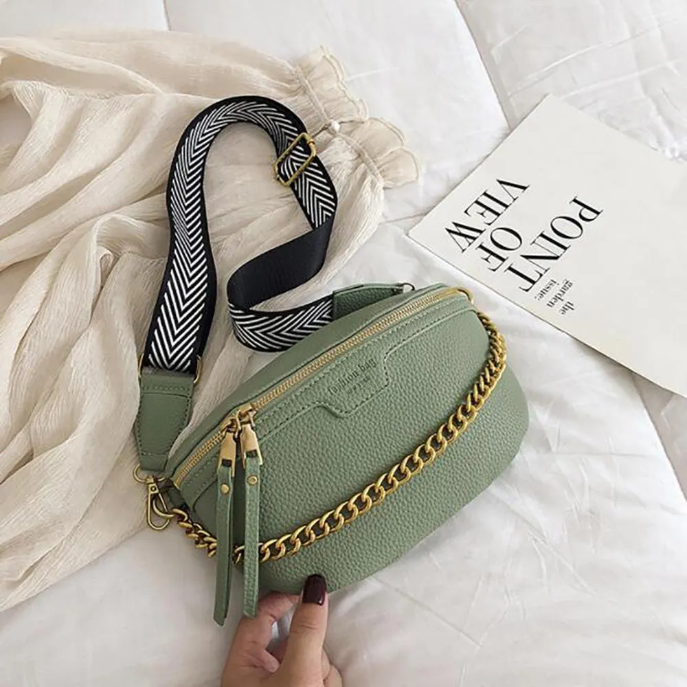Street Style Chain Fanny Pack Waist Bag