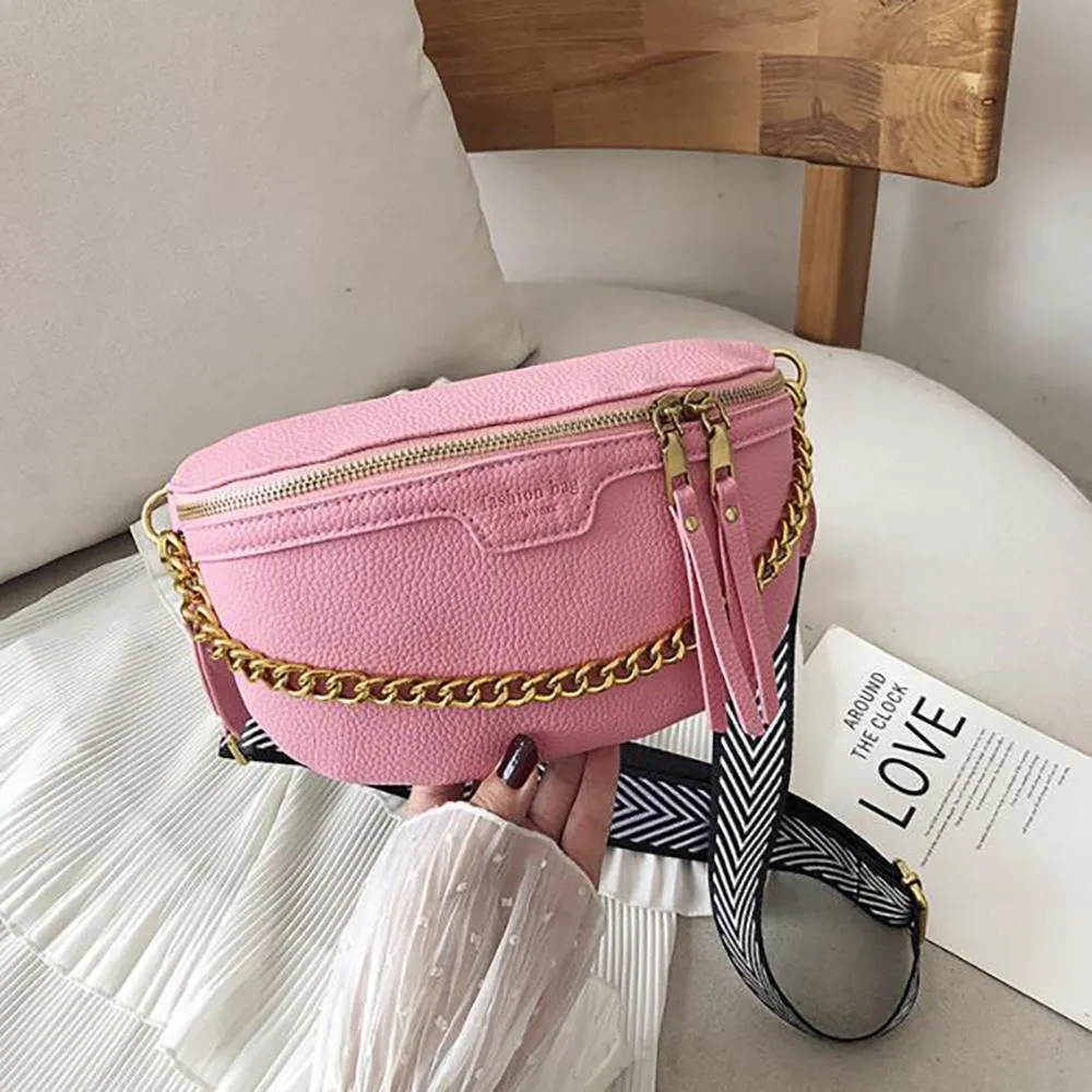 Street Style Chain Fanny Pack Waist Bag
