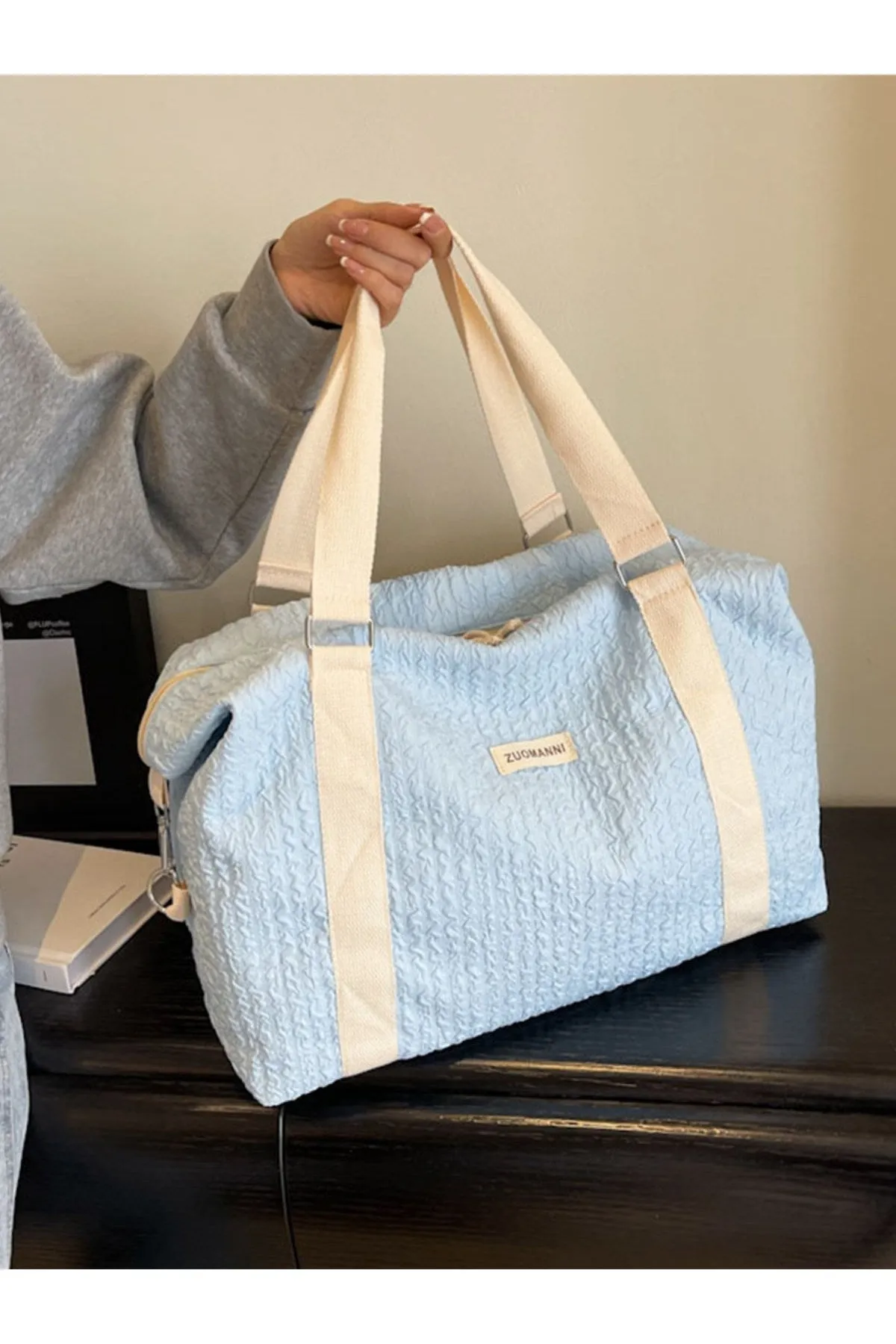 Texture Oxford Cloth Travel Bag