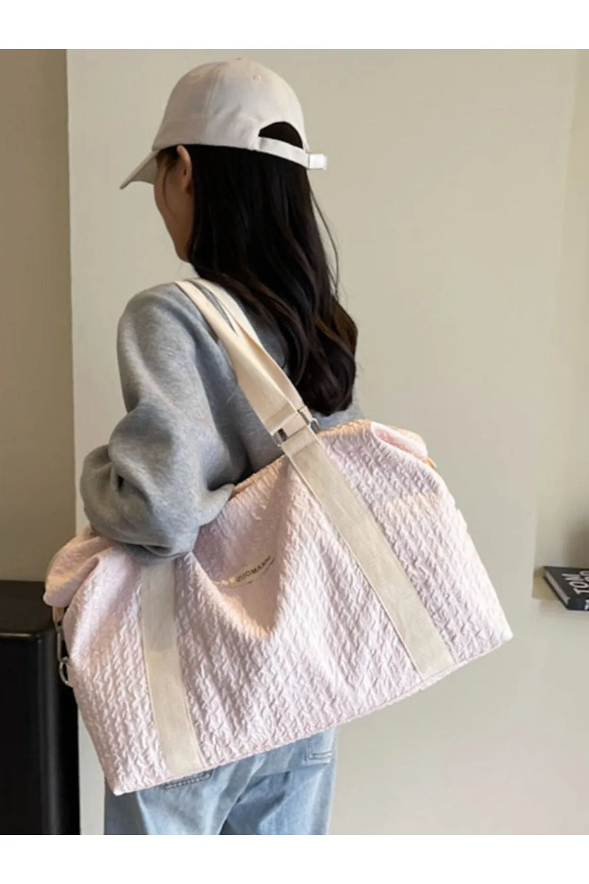 Texture Oxford Cloth Travel Bag