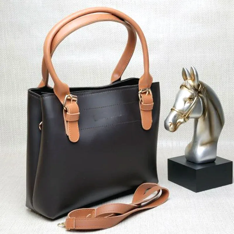 Top Handle Faux Leather Shoulder Bag for Women #Ck665 #22