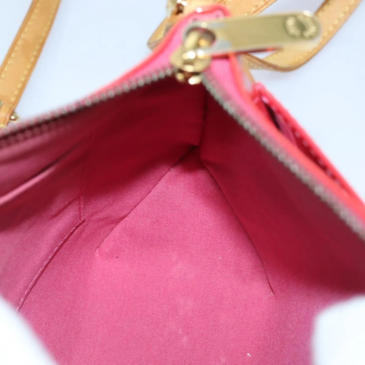Trendy Inspired Louis Vuitton Monogram Vernis Minna Street Bag Pink Fran Boise M9146f Auth 87739