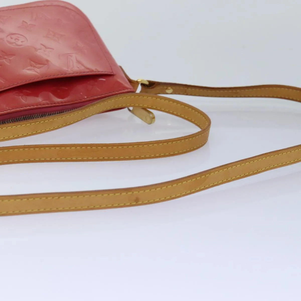 Trendy Inspired Louis Vuitton Monogram Vernis Minna Street Bag Pink Fran Boise M9146f Auth 87739