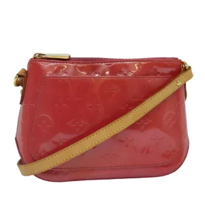 Trendy Inspired Louis Vuitton Monogram Vernis Minna Street Bag Pink Fran Boise M9146f Auth 87739