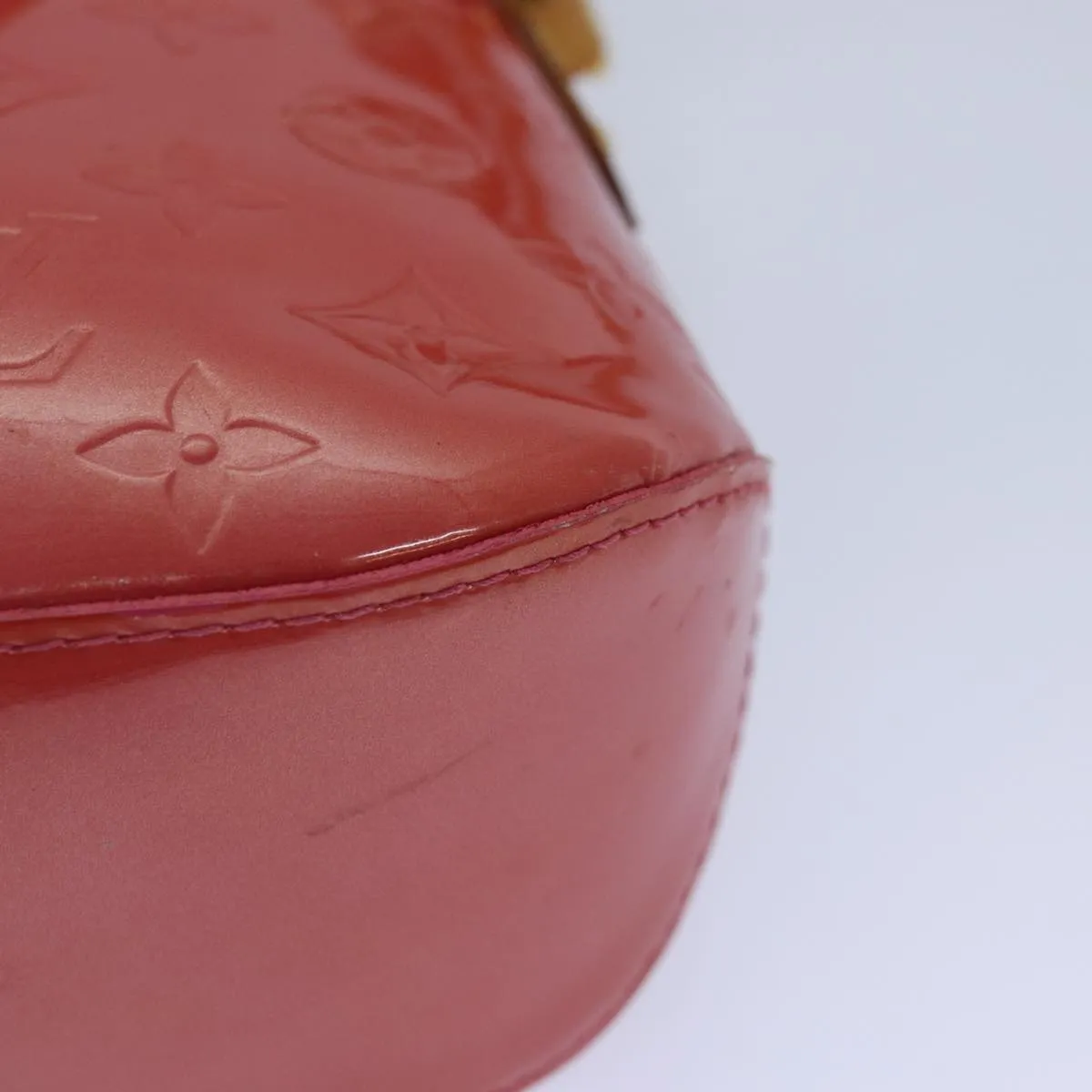 Trendy Inspired Louis Vuitton Monogram Vernis Minna Street Bag Pink Fran Boise M9146f Auth 87739
