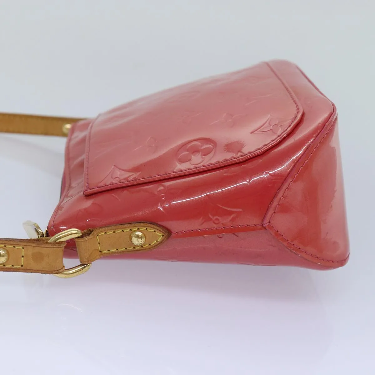 Trendy Inspired Louis Vuitton Monogram Vernis Minna Street Bag Pink Fran Boise M9146f Auth 87739