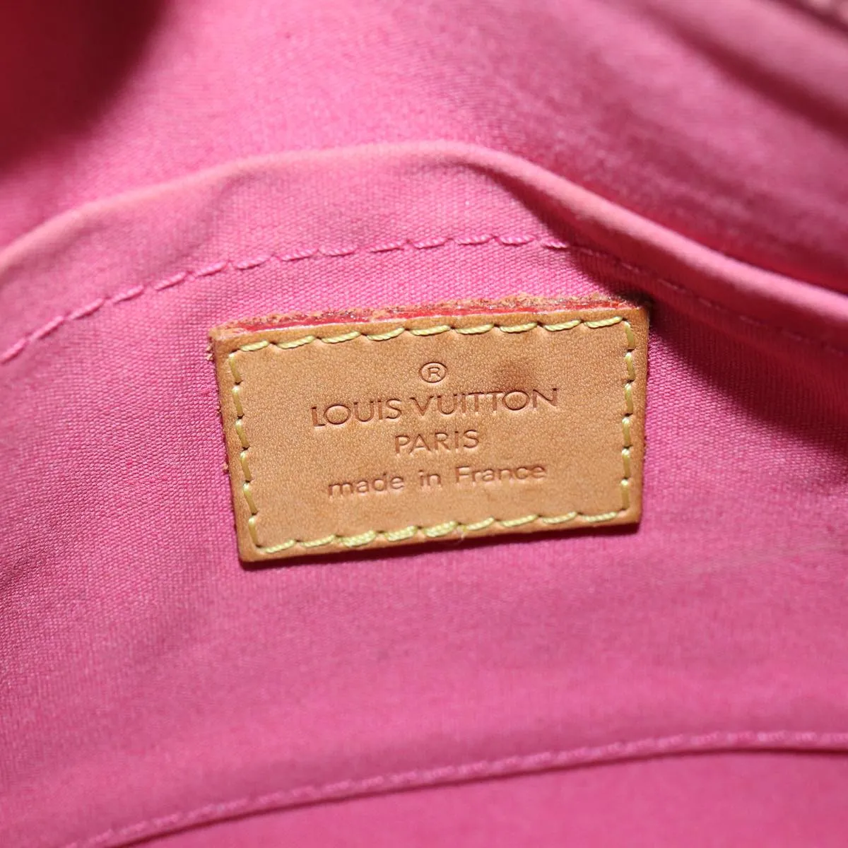Trendy Inspired Louis Vuitton Monogram Vernis Minna Street Bag Pink Fran Boise M9146f Auth 87739