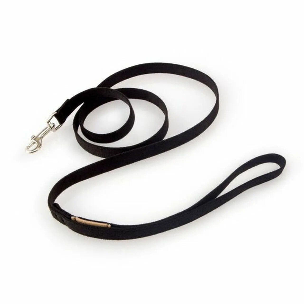 ultra-suede leash - black