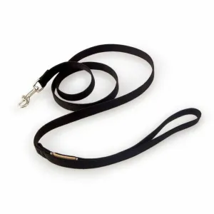 ultra-suede leash - black