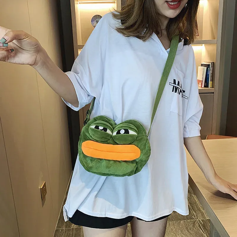 Weird Frog Shoulder Plush.