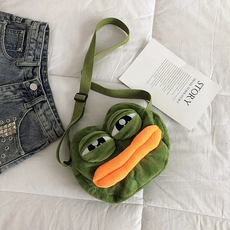 Weird Frog Shoulder Plush.