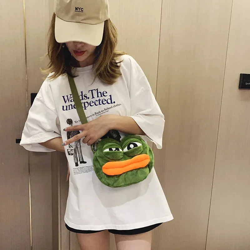 Weird Frog Shoulder Plush.
