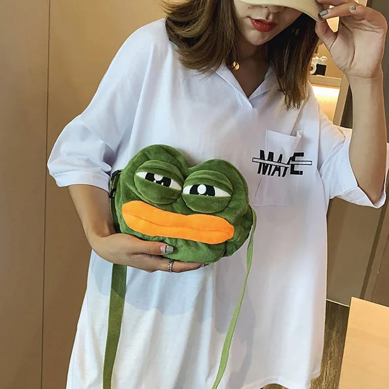 Weird Frog Shoulder Plush.