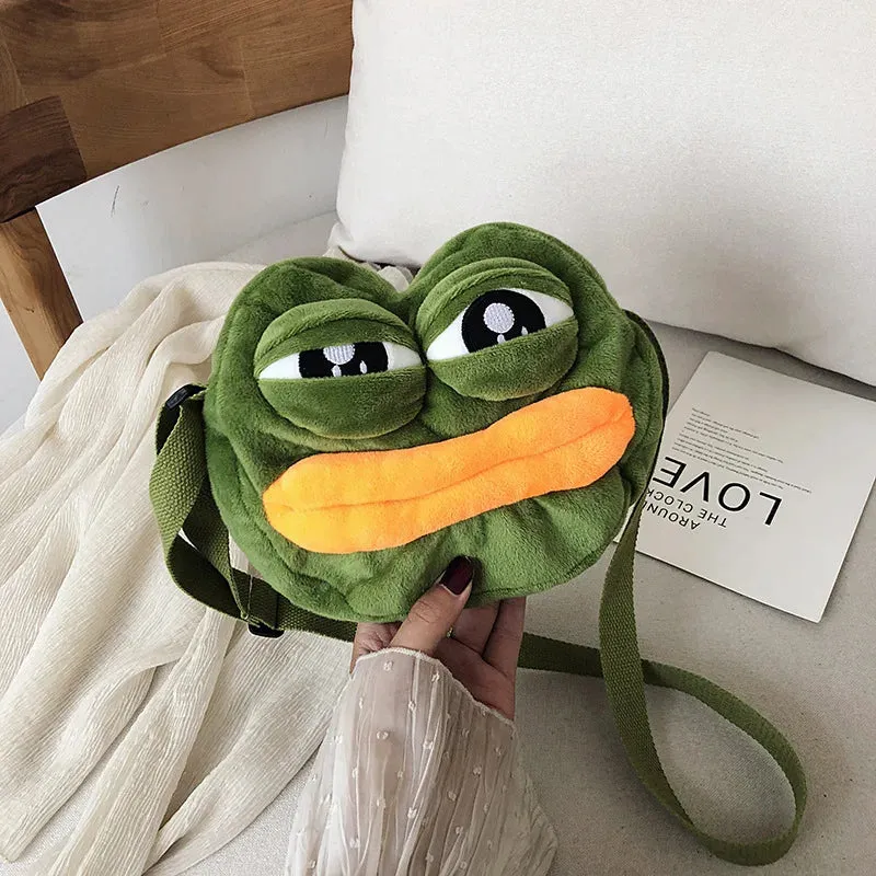 Weird Frog Shoulder Plush.