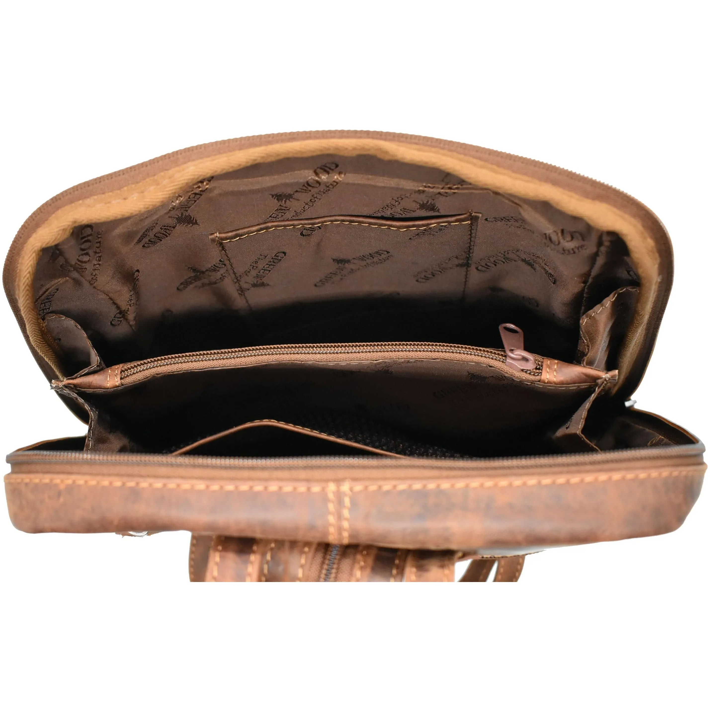 West Sling Leather Mini Backpack