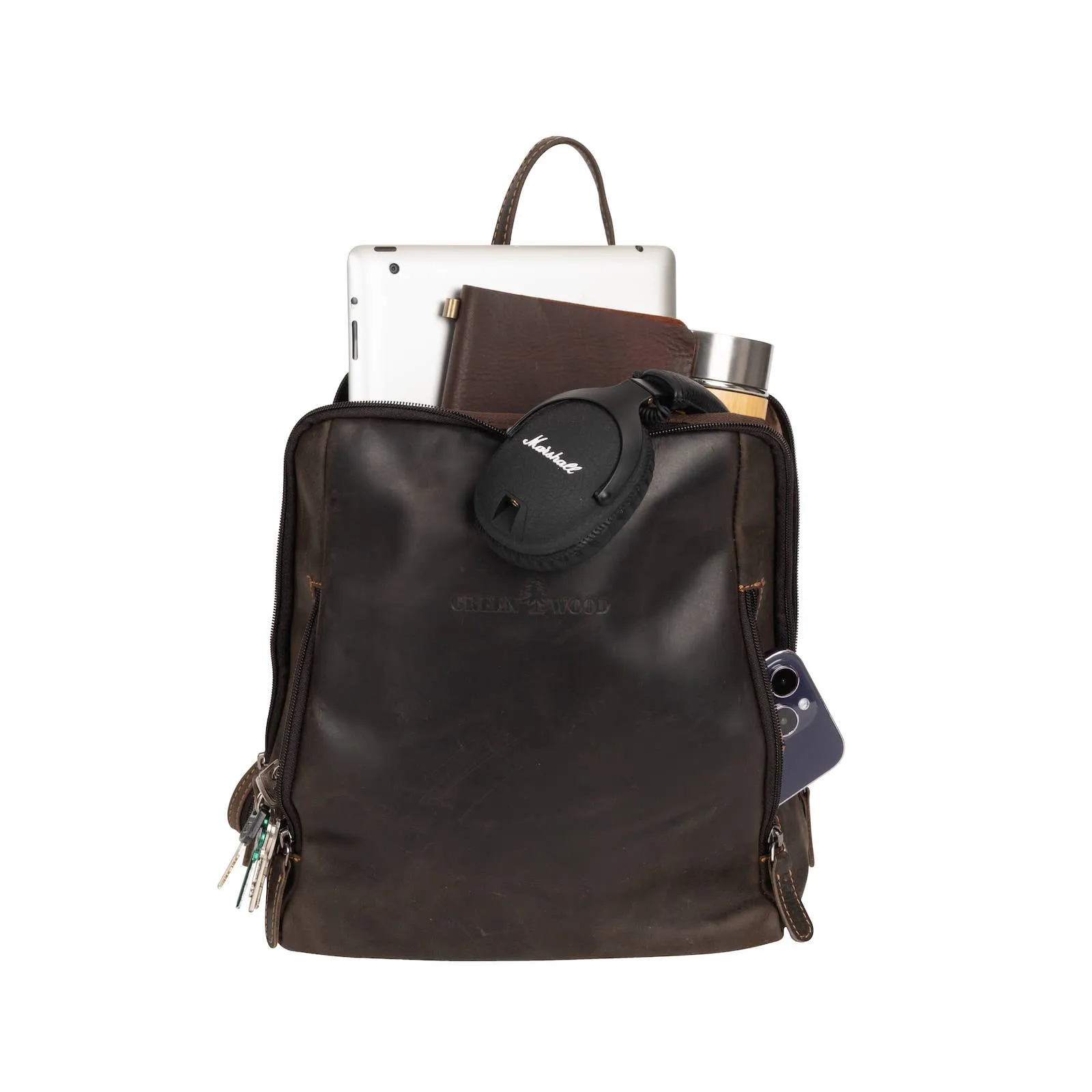 West Sling Leather Mini Backpack