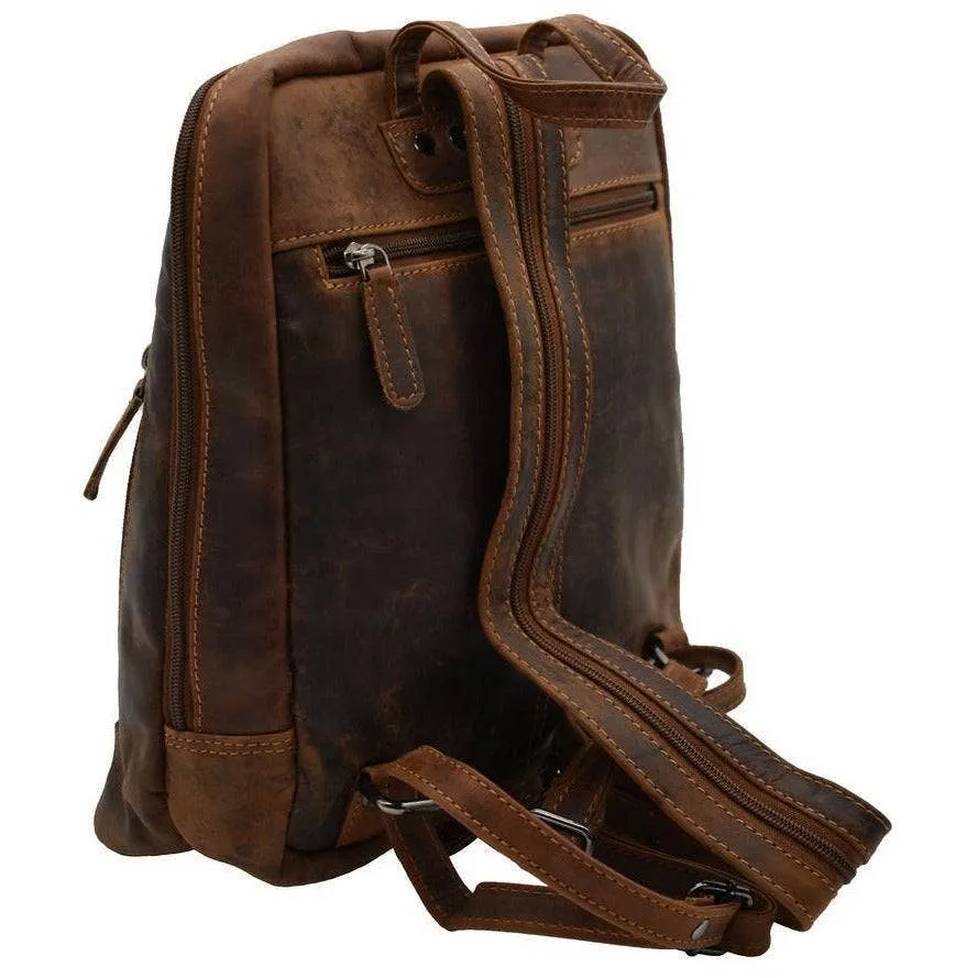 West Sling Leather Mini Backpack