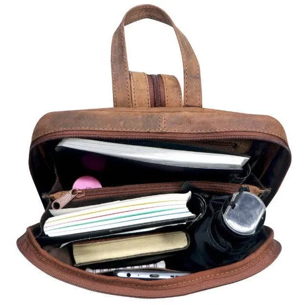 West Sling Leather Mini Backpack