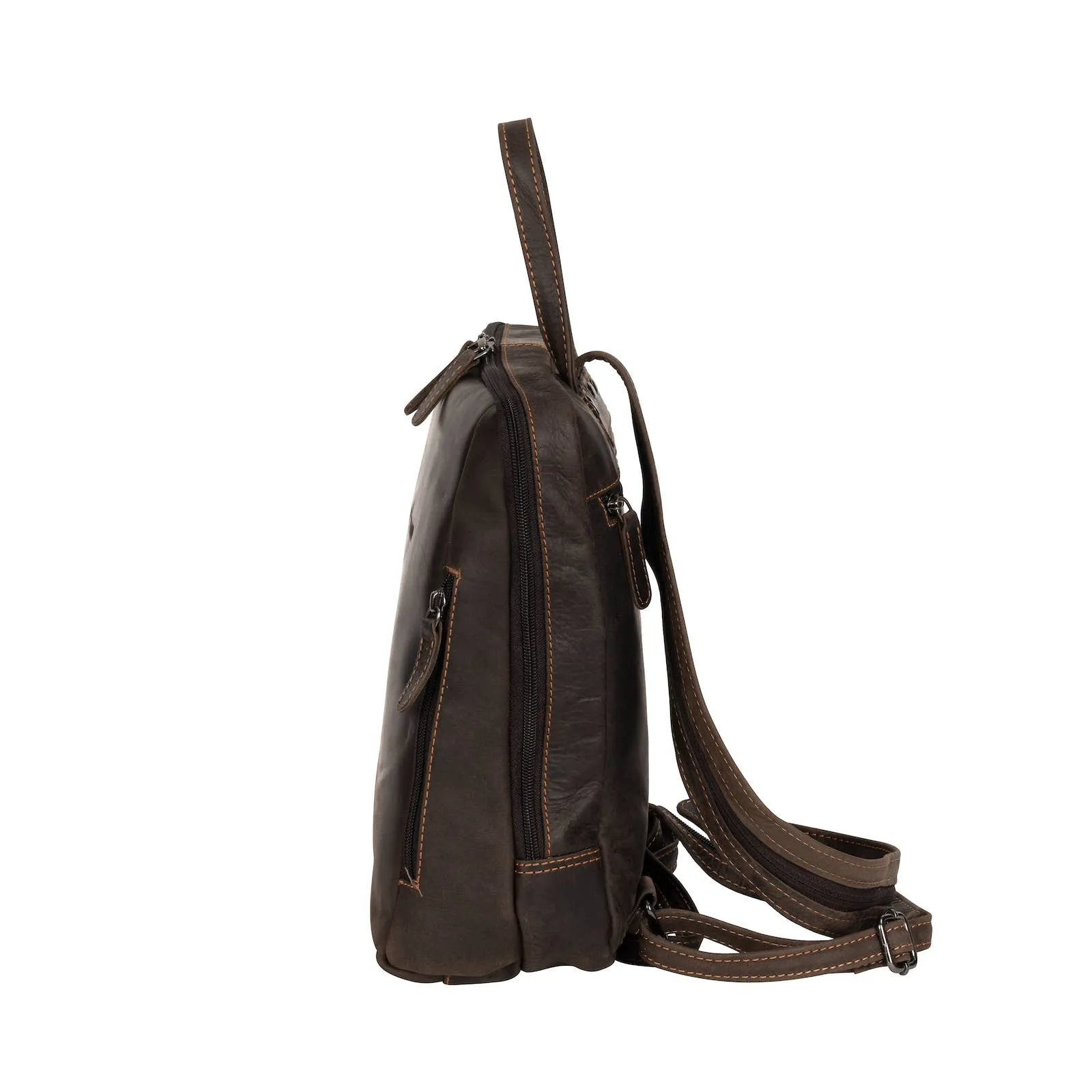 West Sling Leather Mini Backpack