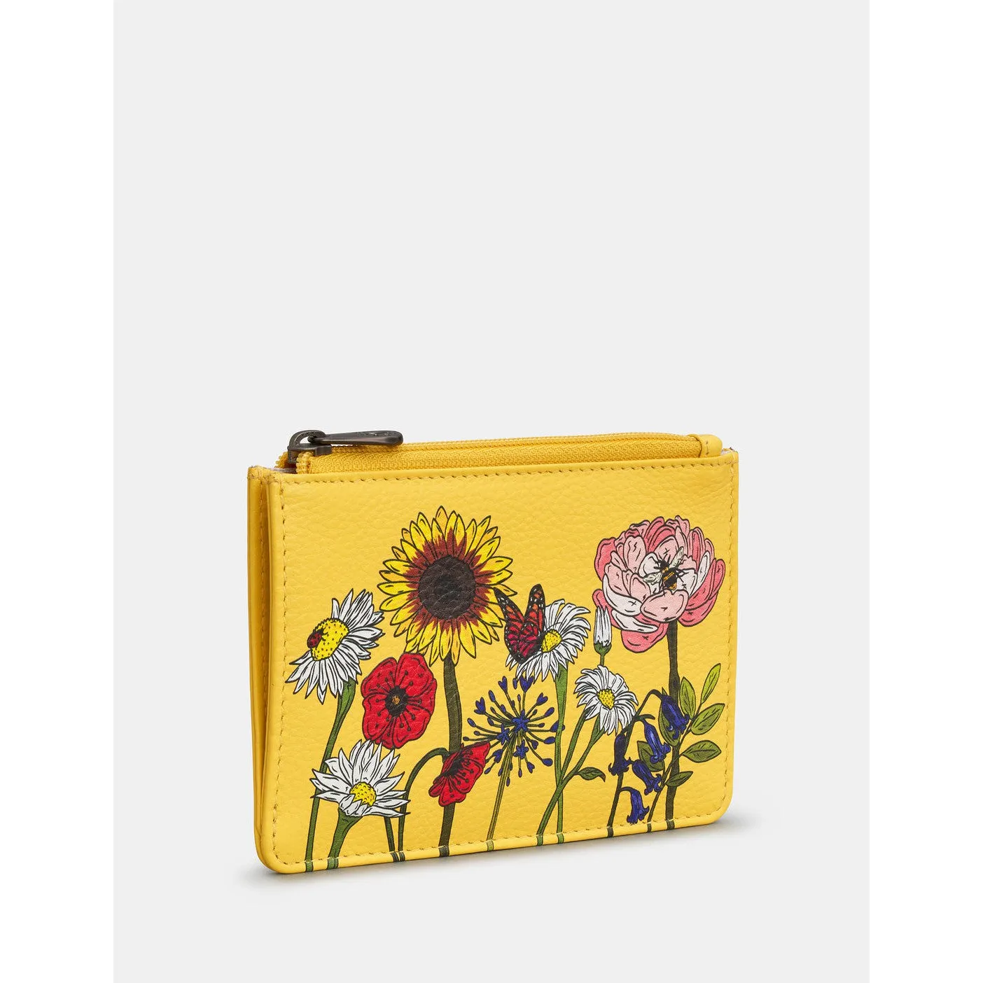 Yoshi Buttercup Wildflowers Zip Top Purse